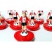 Subbuteo Andrew Table Soccer Southampton 1980-81 on Classic Hasbro Bases